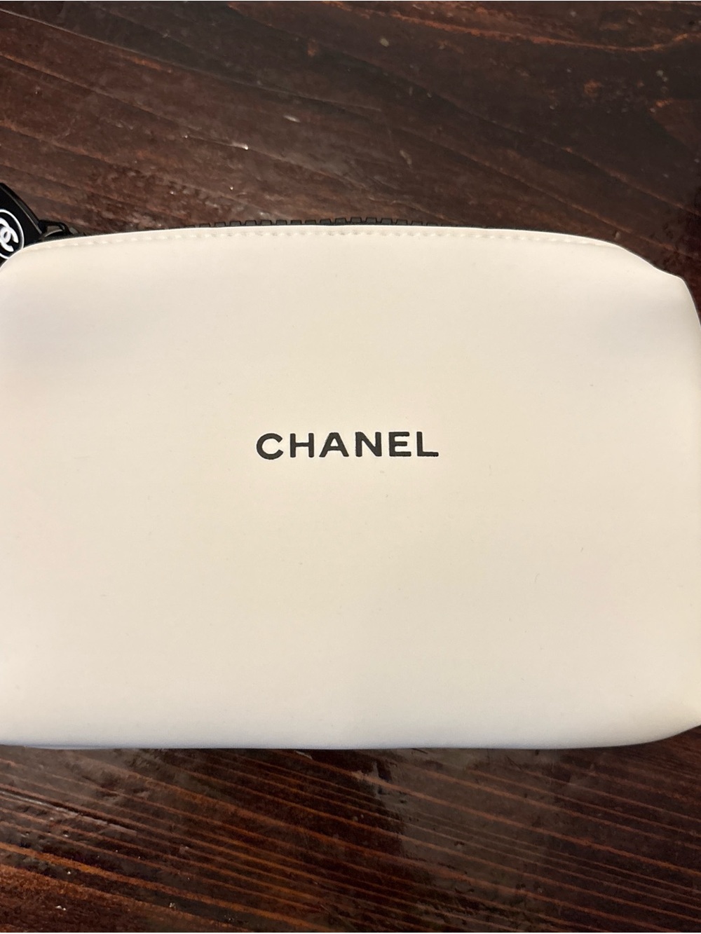 White Cosmetic Pouch